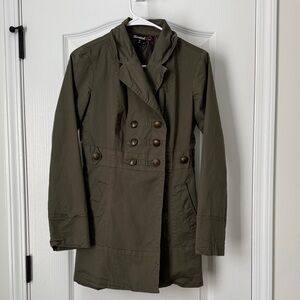 Rewind Khaki Trench Coat